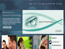 Tablet Screenshot of inpsytepsychology.com